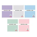 Тетрадь в клетку Listoff, Basic line, 96 листов, в ассортименте