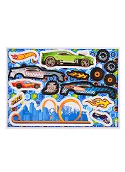 Раскраска с магнитным конструктором. Hot Wheels. Вперед, к победе!