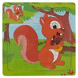 Развивающие рамки Белка, 15*15см, дерево