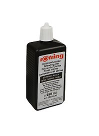 Тушь для изографов 250мл черная, Rotring