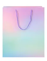 Пакет А4 32*26*10 "Сиреневый градиент" нейтр., бум.ламинат, Yoi