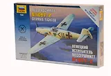 Сборная модель ЗВЕЗДА, Немецкий истребитель Messerschmitt Bf 109 F-2 (1:72) 7302
