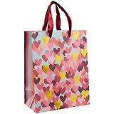 Пакет А5 23*18*10 "Color Hearts" жен., бум.мат.ламинат