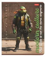 Тетрадь 48л кл. "Те самые герои" скоба, скругл.углы, ассорти 