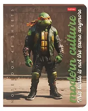 Тетрадь 48л кл. "Те самые герои" скоба, скругл.углы, ассорти 