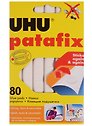 Подушечки клейкие удаляемые, белые, UHU, 80 штук