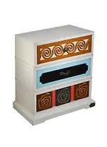 Шкатулка для украшений Шкафчик цветной (24х12,5х26) (186-124)