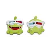 1TOY/Вантой, Игрушка плюш. в 3D очках со звуком 12см Cut the rope" Т57110"
