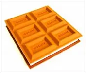 Блокнот "Шоколад" 6 долек (002504) (Карамба)