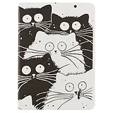 Книга для записей "Black&white cats" А6, 96 листов, клетка