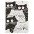 Книга для записей "Black&white cats" А6, 96 листов, клетка - 0