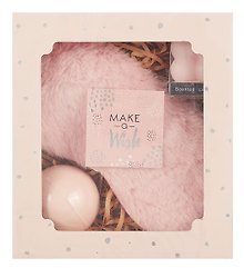 Подарочный набор Peach Dream (свеча, бомбочка, маска для сна, открытка) (18х17) (12-Guangfa-P5)