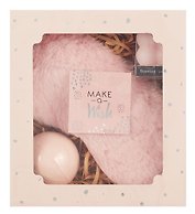Подарочный набор Peach Dream (свеча, бомбочка, маска для сна, открытка) (18х17) (12-Guangfa-P5)