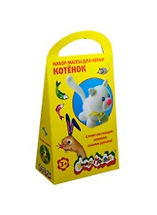 Набор массы для лепки Котенок (НМЛКМ-К) (070601) (Каляка-Маляка) (3+) (упаковка)