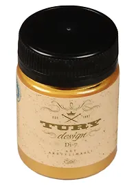 Краска акриловая TURY Design Di-7 Золото Олимпа (14-8) (60г) (банка) (TURY Valo)
