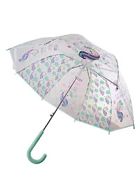 Зонт детский прозрачный Mary Poppins Единорог, купол,  48см, полуавтомат