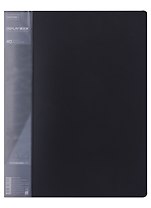 Папка 40ф А4 "STANDARD" пластик 0,6мм, черная 