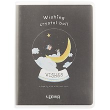 Записная книжка «Wishing crystal ball» А7, 80 листов в клетку, Lenwa