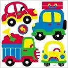 Наклейки, DECORETTO, Наклейки для дома,"Наклейки д/ванной "Городские" BF 8006