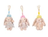 Мягкая игрушка Кролик в кружевном платье (17см) (12-20251028-51L)