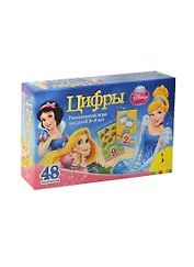 НИ Принцесса Цифры (4680274000669) (21569) (48 карточек) (Disney) (мал. форм.) (3+) (коробка)
