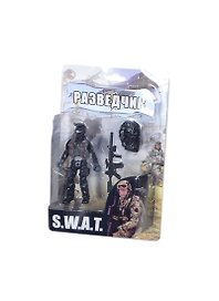 Фигурка Отряд S.W.A.T. Разведчик (BW125092-4) (+аксессуары) (3+) (блистер)