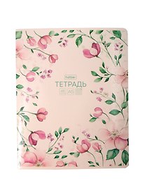 Тетрадь общая «Natural flowers», 48 листов в клетку, A5, в ассортименте - Hatber