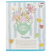 Тетрадь в линейку Hatber, "Летающие звери", 18 листов, в ассортименте