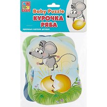 Мягкий пазл «Курочка ряба», Vladi Toys