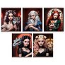 Тетрадь 96л кл. "Witches" мел.картон, ламинация Glitter, ассорти