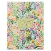 Тетрадь общая «Blooming cactus», 80 листов в клетку, A5 - Lenwa - 0