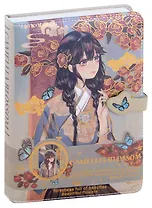 Записная книжка А6 112л лин. "Манга" на магнитной застежке