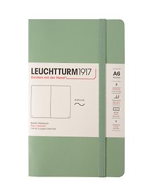 Записная книжка «Classic» А6, 61 листов, нелинованная, шалфей, Leuchtturm1917