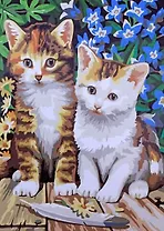 Набор для росписи Я Художник котята (535010) (7+) (чемоданчик)