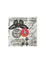 Салфетки бумажные Винтаж (1019806) (набор 20шт) (33х33см) (упаковка)