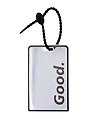 Бейдж "Hello.Smile.Nice.Good", пластик, в ассортименте