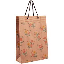 Подарочный пакет «Pink flowers», А4
