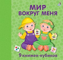 Мир вокруг меня. 9 книжек-кубиков
