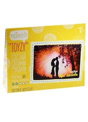 Набор Toyzy Про любовь (TZ-P045) (А4) (Техника Картина шерстью) (7+) (MySweeBe) (Hand made) (Сделай своими руками)