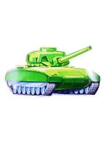 Плакат вырубной "Танк"