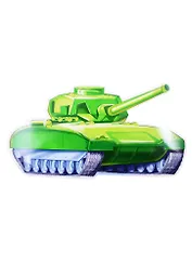 Плакат вырубной "Танк"