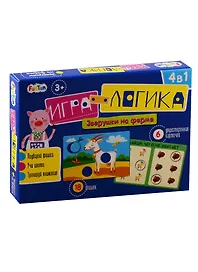 Настольная игра «Зверушки на ферме. Игра-логика», Ranok-Creative