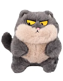 Мягкая игрушка Кот с желтыми глазами (23см) (серый) (12-20251204-NB_117)