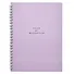 Тетрадь 80л кл. "Block", сиреневый, карт.обл., спираль, микротекстурирование, ламинация - 0