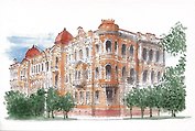 Открытка Чита Дом купцов Шумовых