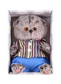 Игрушка мягкая Budi Basa, Басик BABY в полосатом пиджаке (20 см) (BB-062)