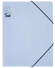 Папка на резинке А4 "Soft Manga" пластик, ассорти