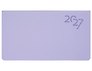 Планинг дат. 2027г. 64л "Soft Touch" нежный лавандовый, иск.кожа, интегр.переплет, тонир.блок, скругл.углы, ляссе, инд.уп