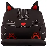 Подушка-подставка антистресс Котик черный (30х35) (АН2018-39)
