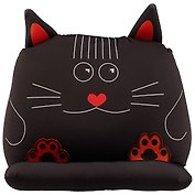 Подушка-подставка антистресс Котик черный (30х35) (АН2018-39)